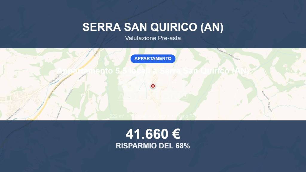 appartamento in vendita a Serra San Quirico in zona Sasso
