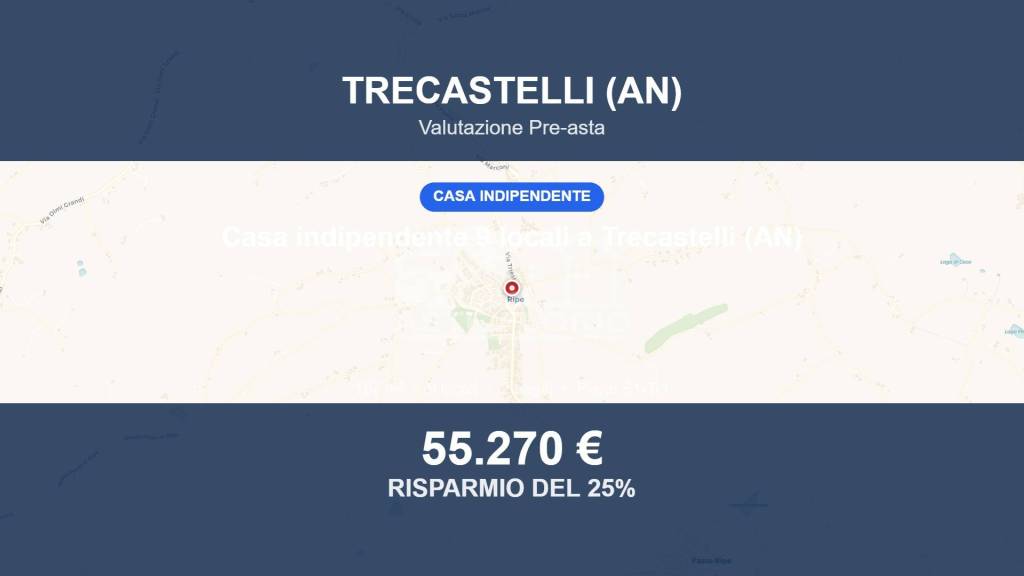 casa indipendente in vendita a Trecastelli in zona Ripe