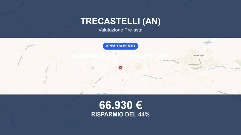 appartamento in vendita a Trecastelli in zona Ripe