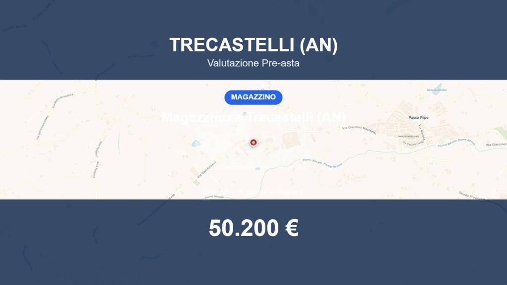 locale commerciale in vendita a Trecastelli in zona Ripe