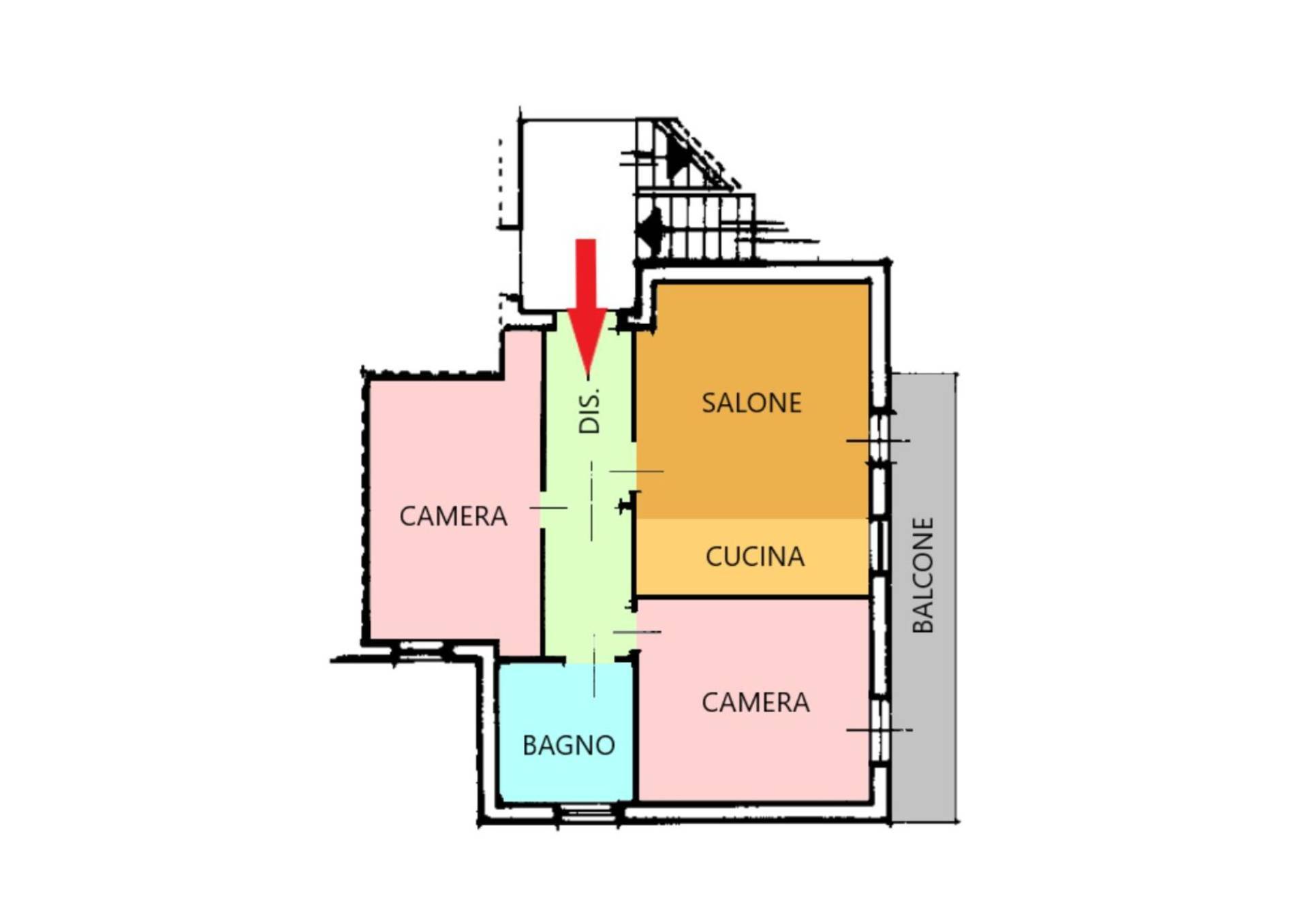 appartamento in vendita ad Appignano