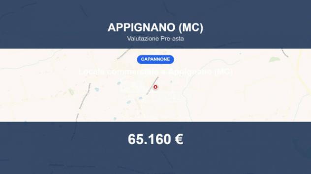 locale commerciale in vendita ad Appignano