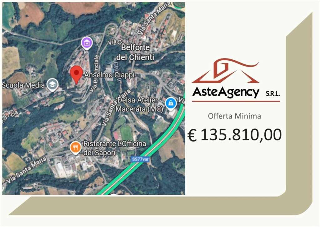 appartamento in vendita a Belforte del Chienti