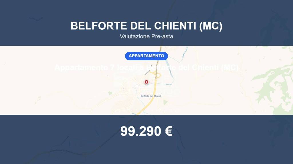 appartamento in vendita a Belforte del Chienti