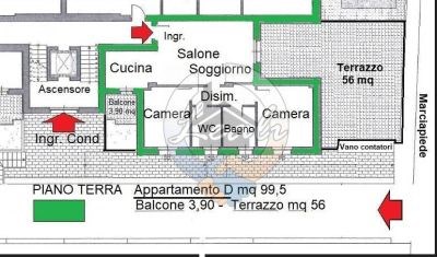 appartamento in vendita a Caldarola