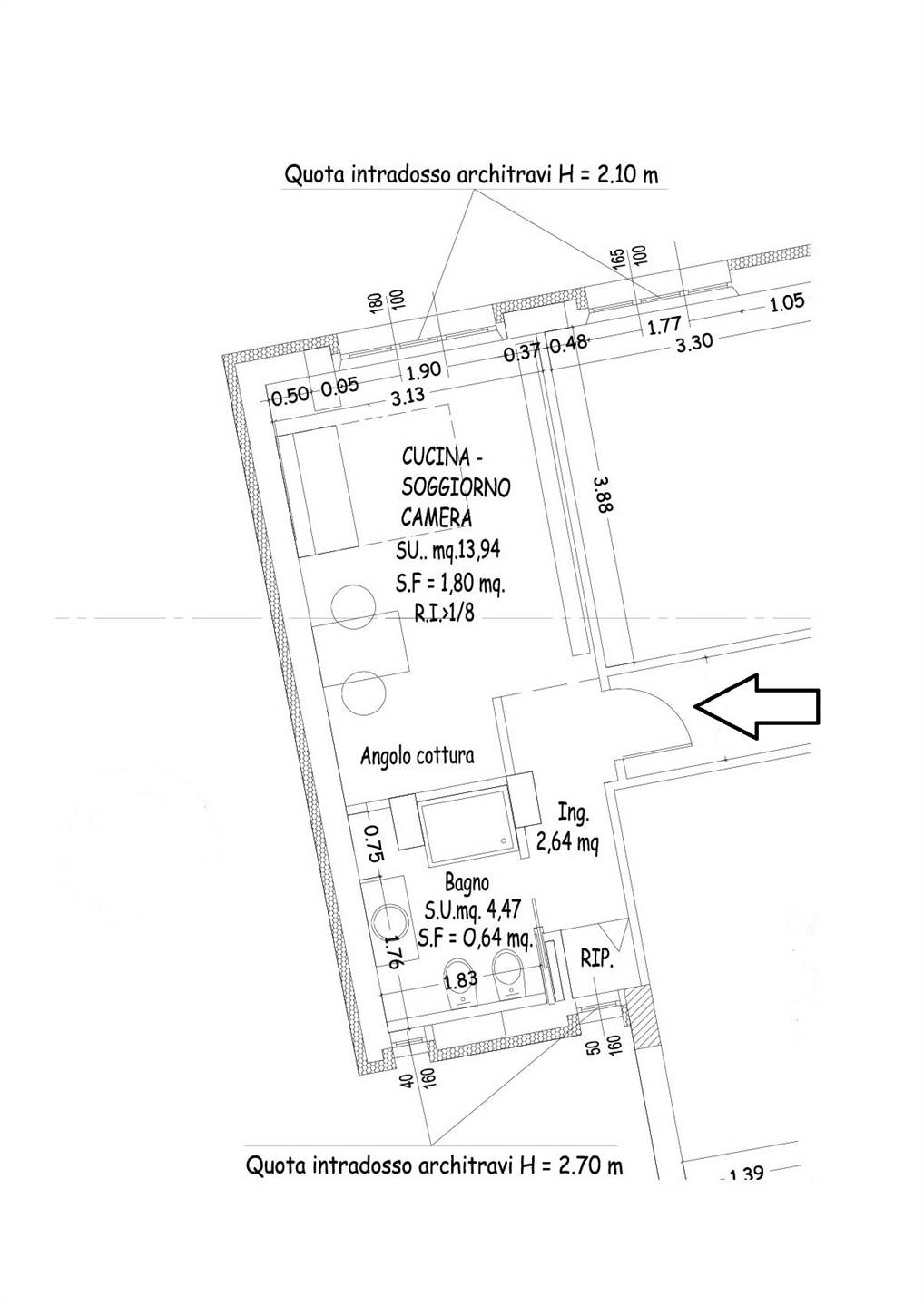 monolocale in vendita a Camerino