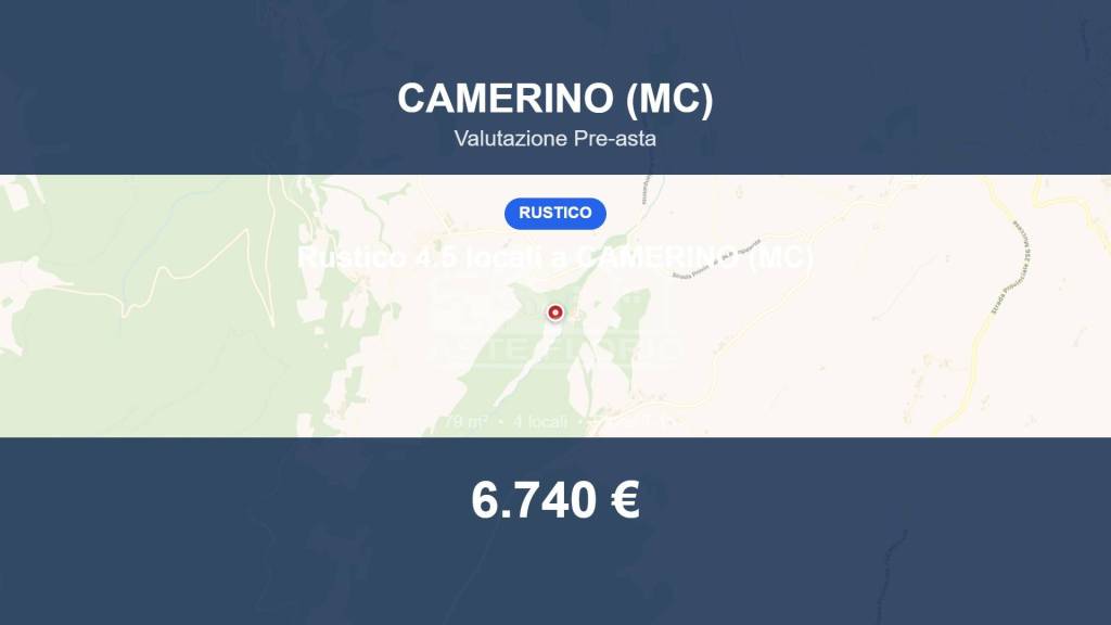 rudere in vendita a Camerino in zona Palentuccio