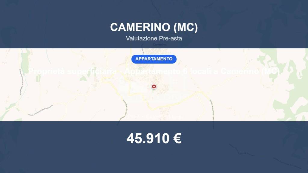 appartamento in vendita a Camerino in zona Varano