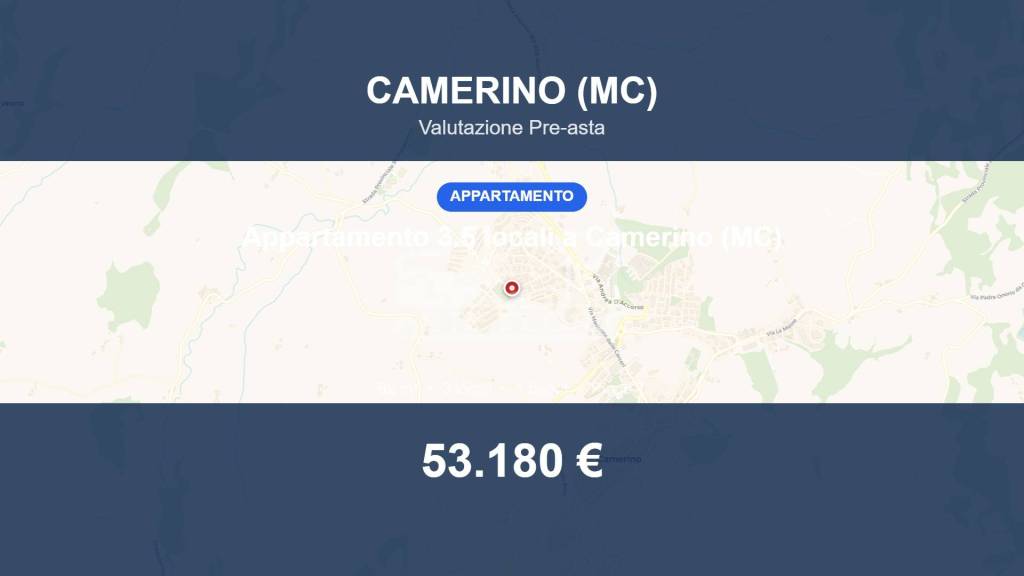 appartamento in vendita a Camerino in zona Varano