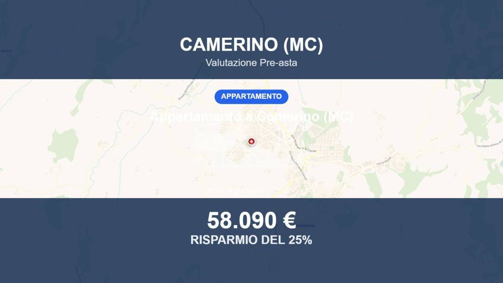 appartamento in vendita a Camerino in zona Varano