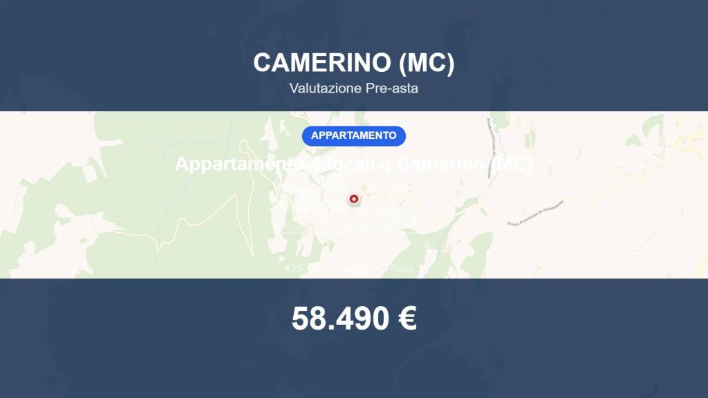 appartamento in vendita a Camerino in zona Sant'Erasmo