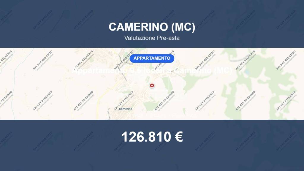 appartamento in vendita a Camerino in zona Varano