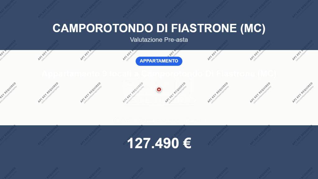 appartamento in vendita a Camporotondo di Fiastrone