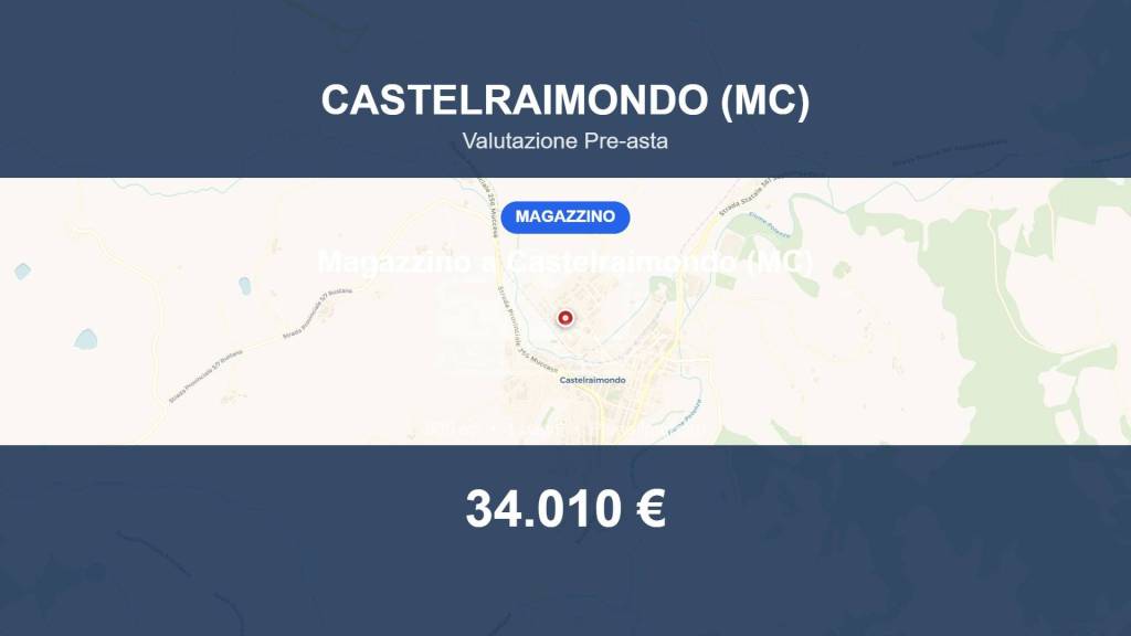 locale commerciale in vendita a Castelraimondo in zona Collina