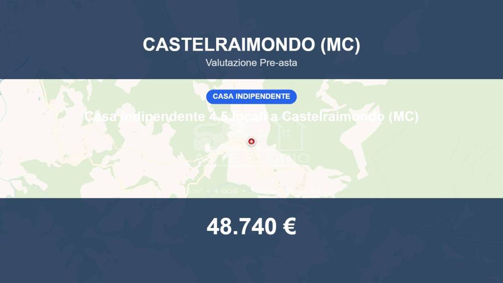 casa indipendente in vendita a Castelraimondo in zona Crispiero