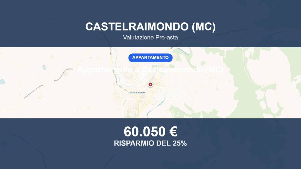 appartamento in vendita a Castelraimondo in zona Collina