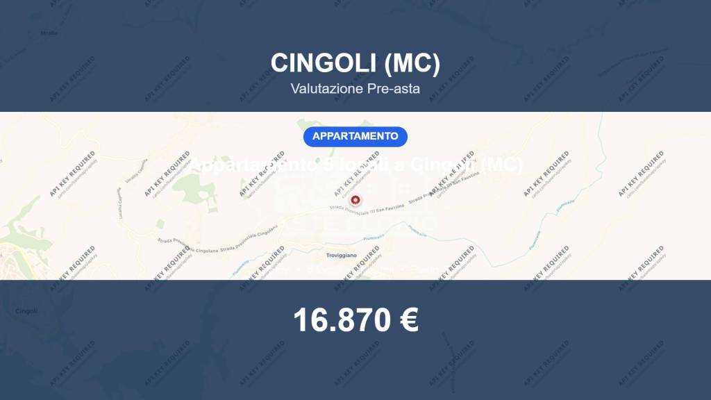 appartamento in vendita a Cingoli in zona Troviggiano