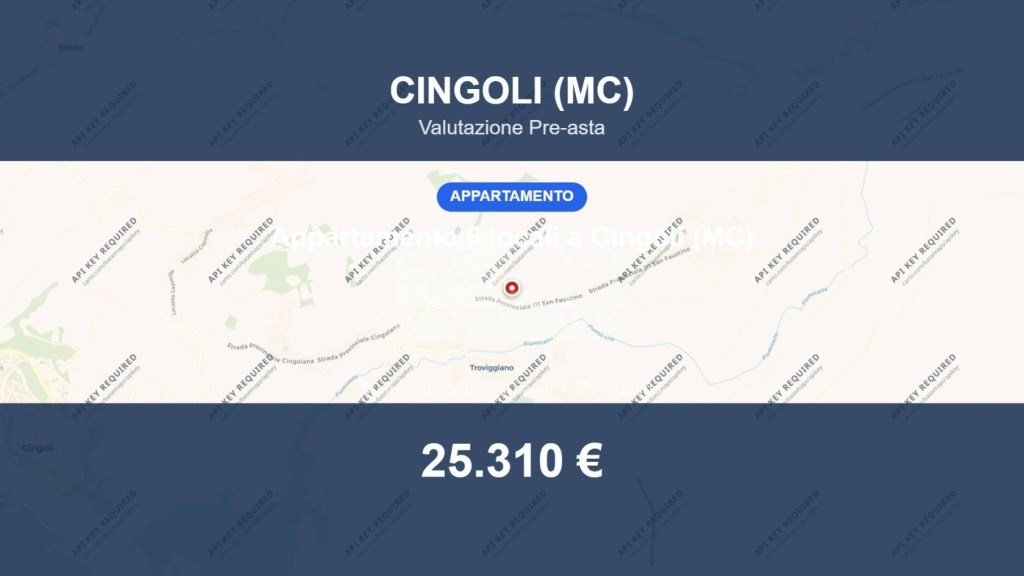appartamento in vendita a Cingoli in zona Troviggiano