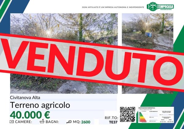 terreno agricolo in vendita a Civitanova Marche in zona Fontespina