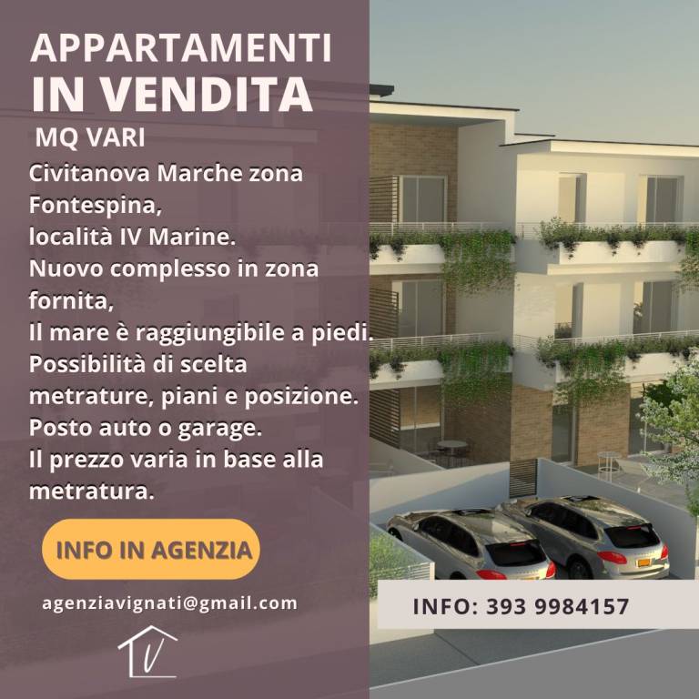 appartamento in vendita a Civitanova Marche in zona Fontespina