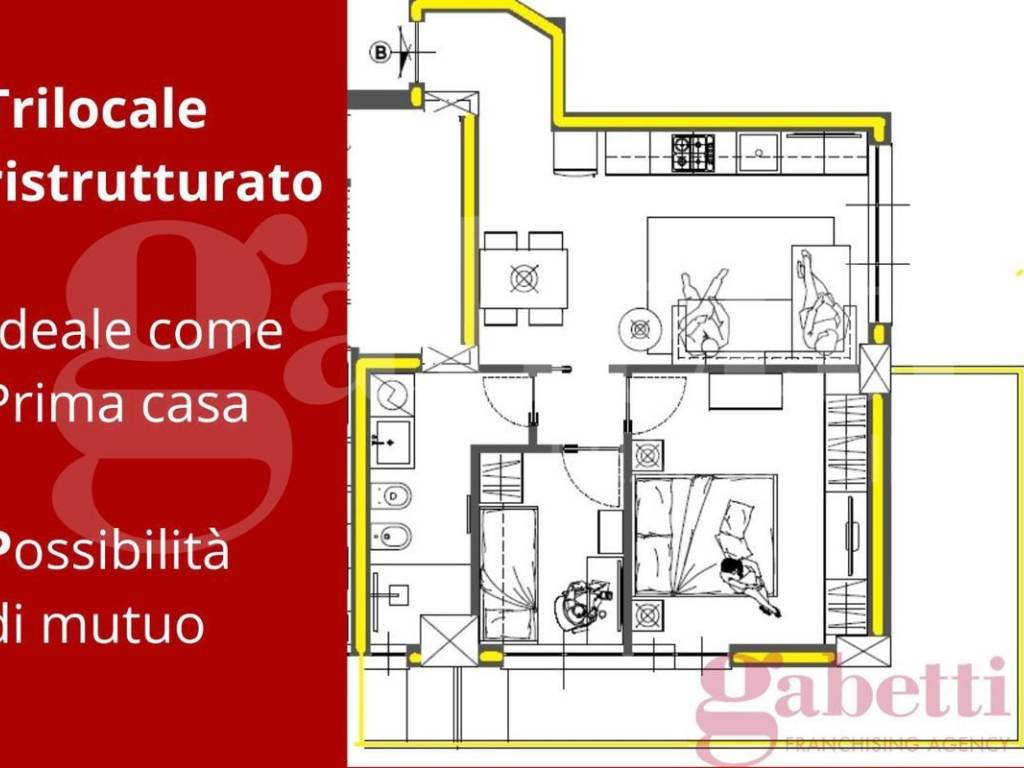appartamento in vendita a Civitanova Marche in zona San Marone