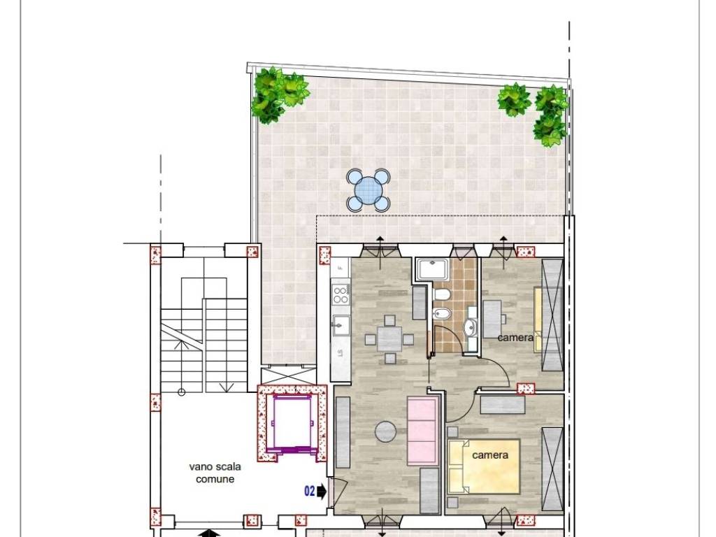 appartamento in vendita a Civitanova Marche in zona Santa Maria Apparente
