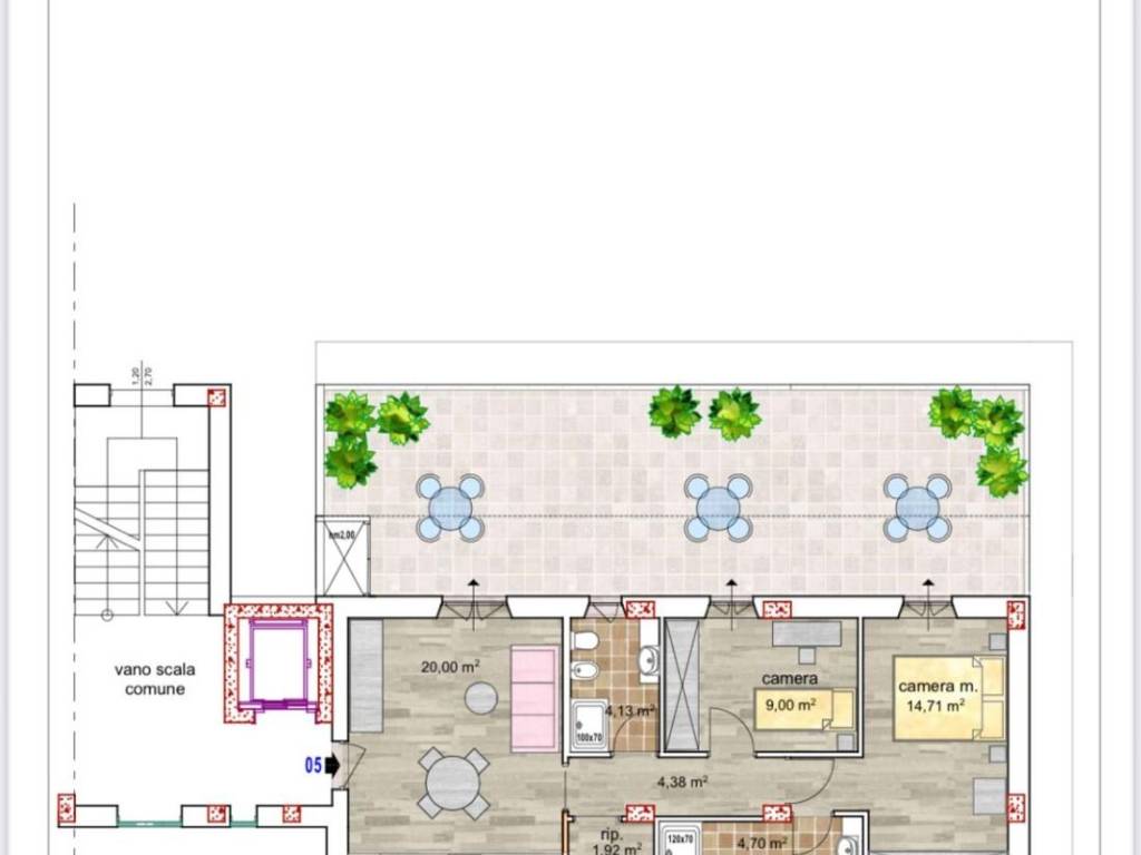 appartamento in vendita a Civitanova Marche in zona Santa Maria Apparente