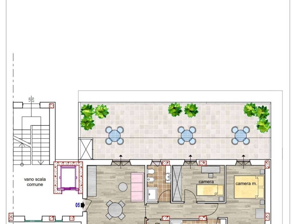 appartamento in vendita a Civitanova Marche in zona Santa Maria Apparente