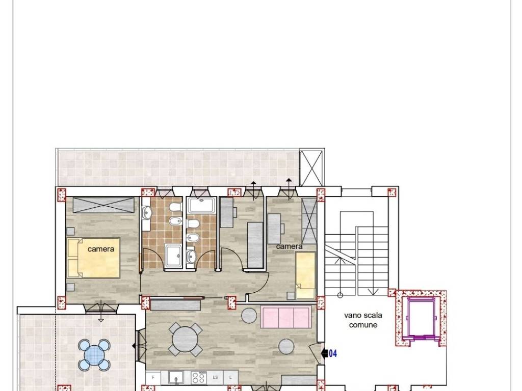 appartamento in vendita a Civitanova Marche in zona Santa Maria Apparente