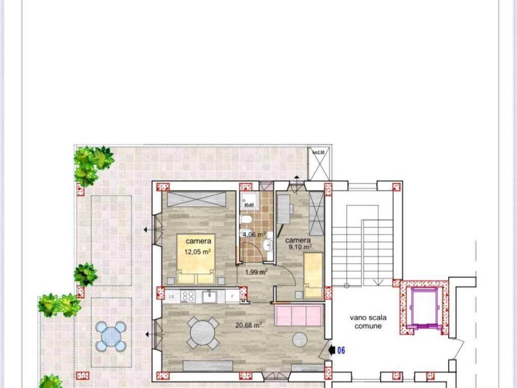 appartamento in vendita a Civitanova Marche in zona Santa Maria Apparente