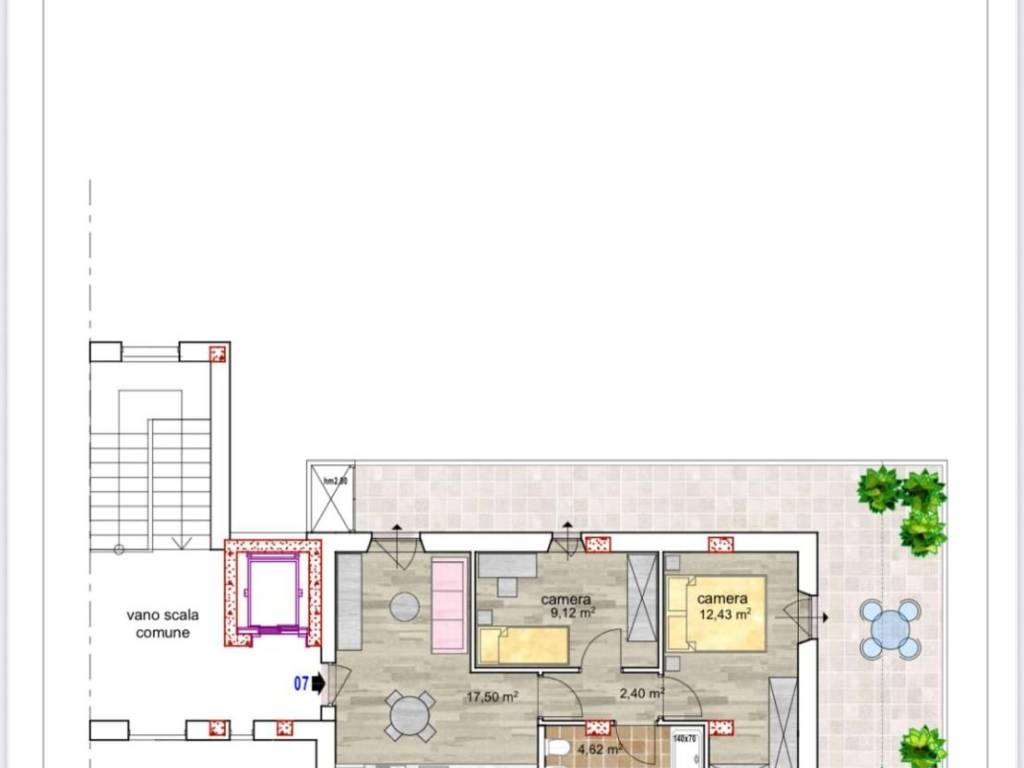 appartamento in vendita a Civitanova Marche in zona Santa Maria Apparente