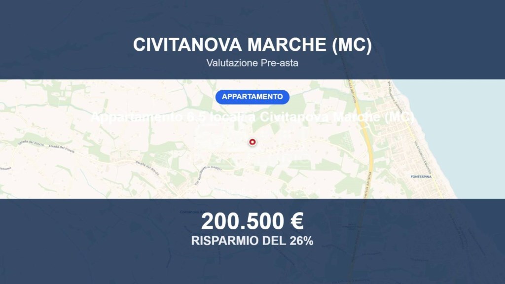 appartamento in vendita a Civitanova Marche in zona Santa Maria Apparente