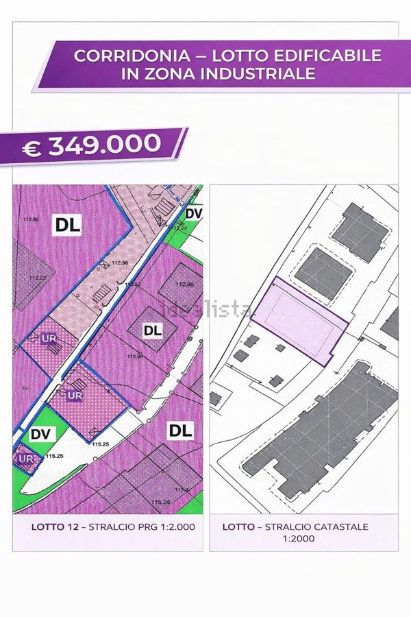 terreno edificabile in vendita a Corridonia