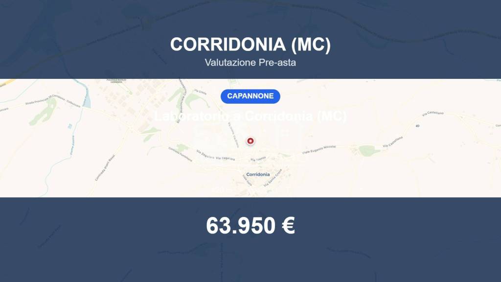 locale commerciale in vendita a Corridonia