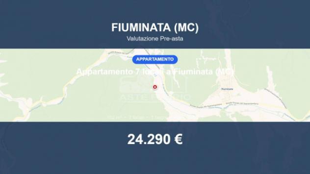 appartamento in vendita a Fiuminata in zona Valcora