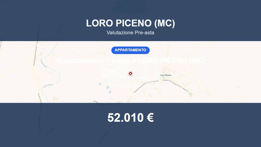 appartamento in vendita a Loro Piceno in zona Varco