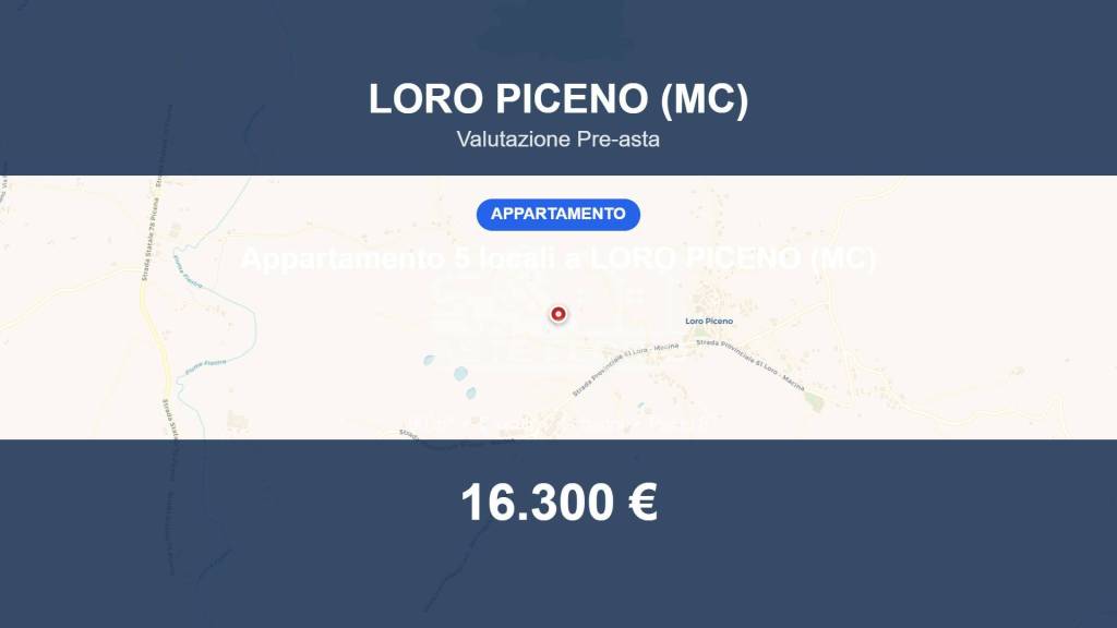 appartamento in vendita a Loro Piceno in zona Varco