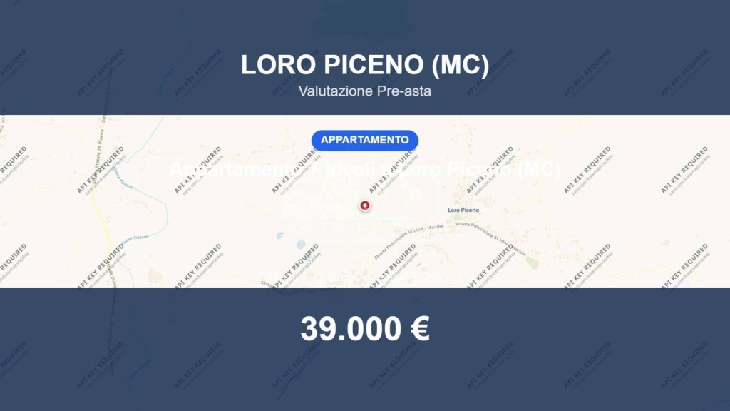 appartamento in vendita a Loro Piceno in zona Varco