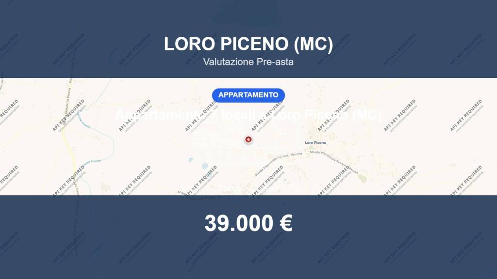 appartamento in vendita a Loro Piceno in zona Varco