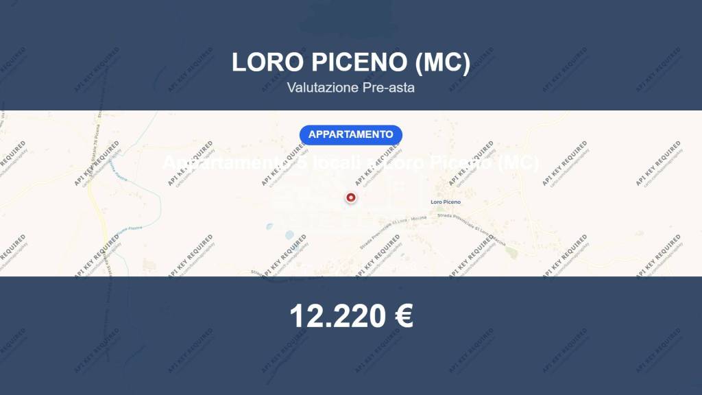 appartamento in vendita a Loro Piceno in zona Varco