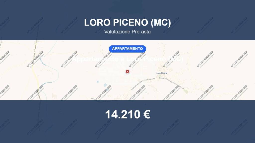 appartamento in vendita a Loro Piceno in zona Varco
