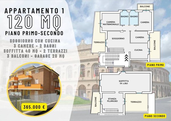 appartamento in vendita a Macerata