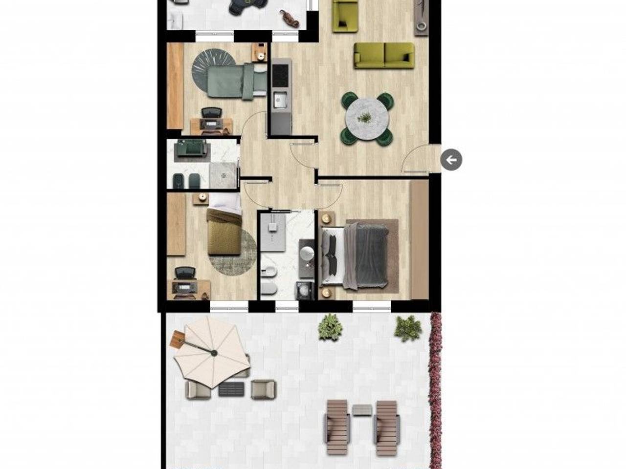 appartamento in vendita a Macerata