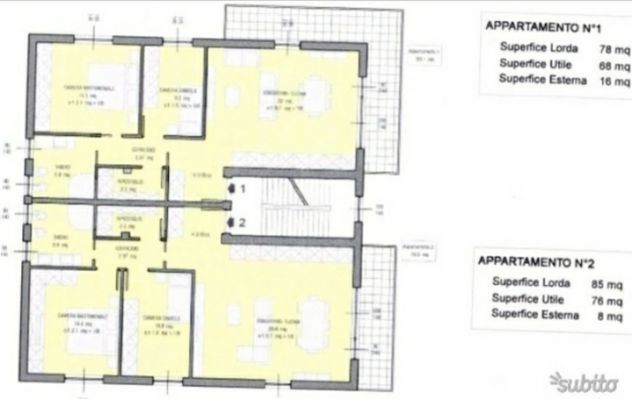 appartamento in vendita a Macerata in zona Sforzacosta