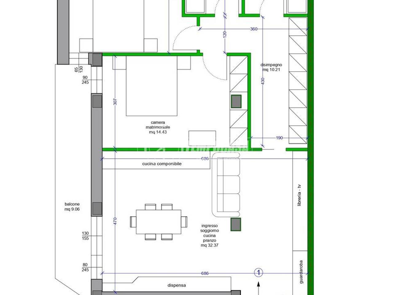 appartamento in vendita a Macerata