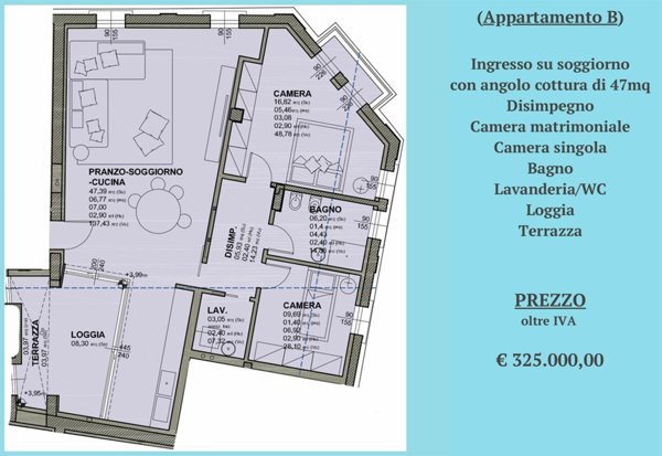 appartamento in vendita a Mogliano