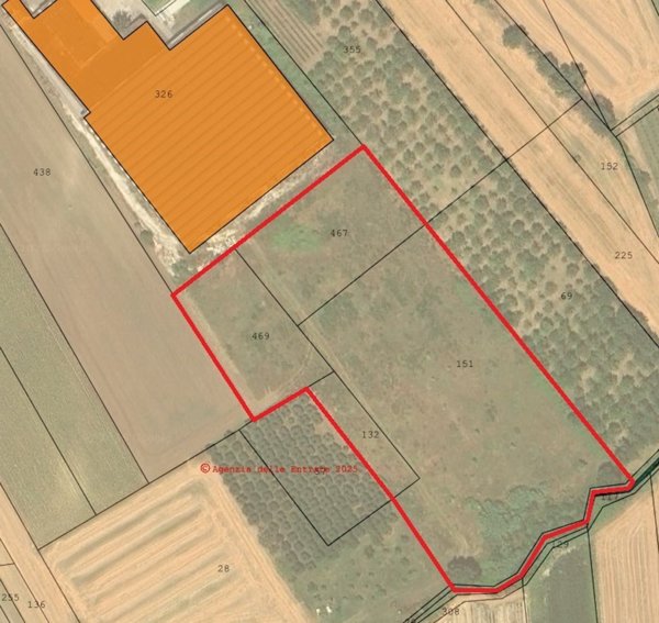 terreno agricolo in vendita a Montecassiano in zona Sant'Egidio