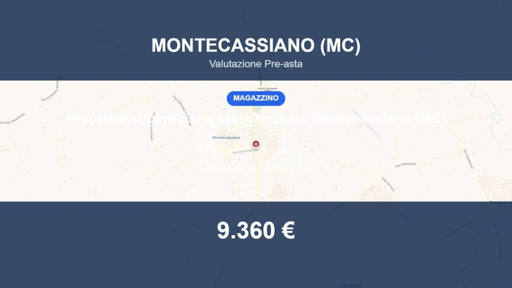 locale commerciale in vendita a Montecassiano