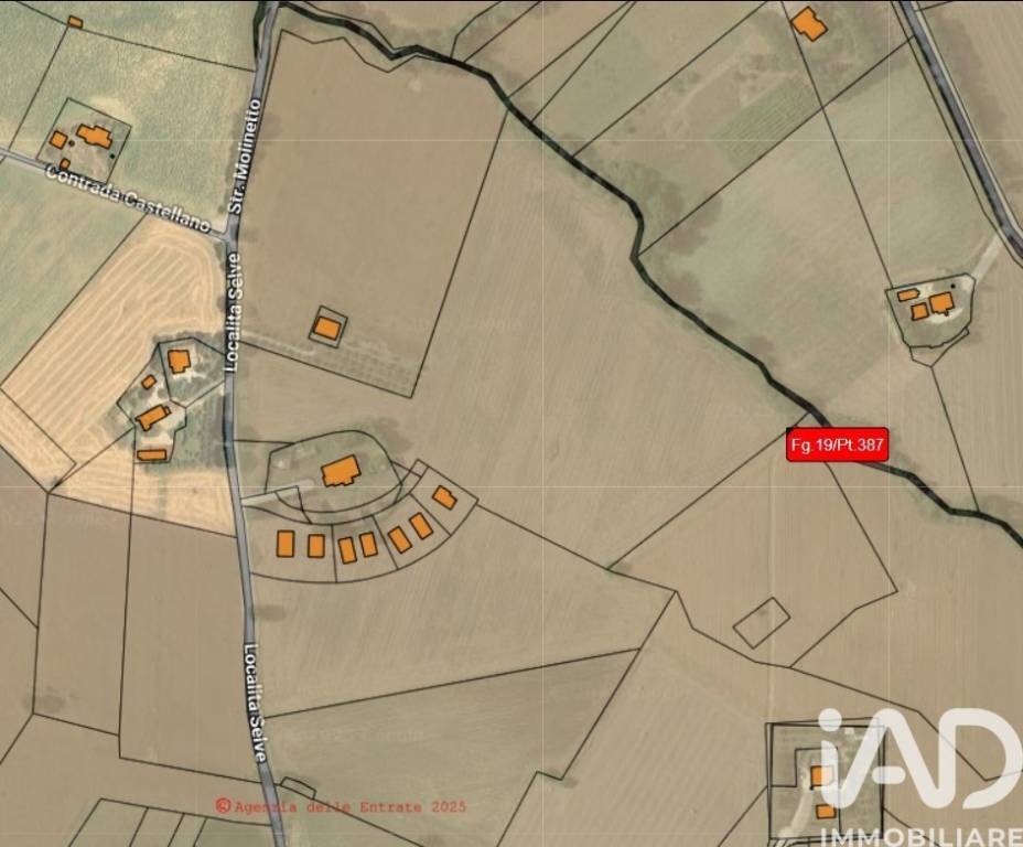 terreno agricolo in vendita a Montecosaro in zona Crocette
