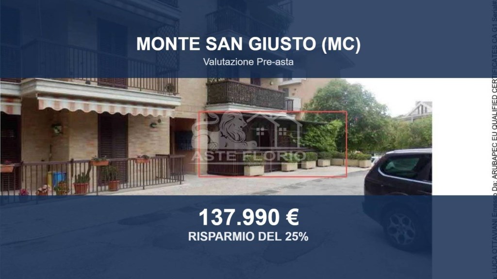 appartamento in vendita a Monte San Giusto